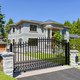 Steel Sliding Driveway Gate - PRAGUE Style - 12 x 6 Feet