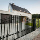 Steel Dual Swing Driveway Gate - ST.LOUIS Style - 12 x 6 Feet