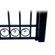 Steel Single Swing Driveway Gate - DUBLIN Style - 14 x 6 Feet