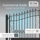 Steel Dual Swing Driveway Gate - VENICE Style - 14 x 6 Feet Steel Dual Swing Driveway Gate - VENICE Style - 14 x 6 Feet