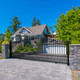Steel Sliding Driveway Gate - PRAGUE Style - 16 x 6 Feet