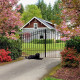 Steel Dual Swing Driveway Gate - ST.LOUIS Style - 16 x 6 Feet