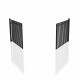 Steel Dual Swing Driveway Gate - MADRID Style - 18 x 6 Feet