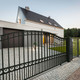 Steel Sliding Driveway Gate - PARIS Style - 18 x 6 Feet