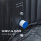 Water Filter Cartridge for Inflatable Hot Tub Spa - Blue - Lot of 12