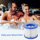 Water Filter Cartridge for Inflatable Hot Tub Spa - Blue - Lot of 12