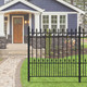 DIY Steel Iron Wrought High Quality Ornamental Fence - Prague Style - 5.5 x 5 Ft
