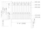 DIY Wrought Iron Ornamental Fence - Venice Style - 5.5 x 5 Foot
