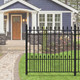 DIY Wrought Iron Ornamental Fence - Venice Style - 5.5 x 5 Foot
