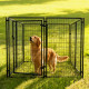 Luna Expandable Heavy-Duty Dog Kennel – 16 Panel – 10x10x4 ft.
