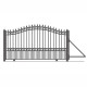 Automated Steel Sliding Driveway Gate and Gate Opener Complete Kit – LONDON Style – 16 x 6 Feet