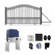 Automated Steel Sliding Driveway Gate and Gate Opener Complete Kit – LONDON Style – 16 x 6 Feet