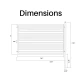 2-Panel Fence Kit – MILAN Style – 8x5 ft. Each