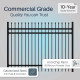 Commercial Grade Steel Fence Kit – Brussels Style – 8 Panels (8x6 ft.)