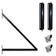 Automated Steel Sliding Driveway Gate and Gate Opener Complete Kit – ST. LOUIS Style – 12 x 6 Feet