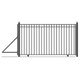 Automated Steel Sliding Driveway Gate and Gate Opener Complete Kit – MADRID Style – 14 x 6 Feet