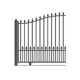 Automated Steel Sliding Driveway Gate and Gate Opener Complete Kit – MUNICH Style – 16 x 6 Feet