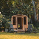 Arnica Rustic Cedar Square Sauna – 6 Person