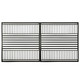 Steel Dual Swing Driveway Gate - Barcelona Style - 12 x 6 Feet