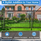 2-Panel Fence Kit – BARCELONA Style – 8x5 ft.