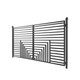 Steel Dual Swing Driveway Gate - Florence Style - 12 x 6 Feet