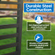 Steel Dual Swing Driveway Gate - Florence Style - 14 x 6 Feet