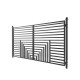 Steel Dual Swing Driveway Gate - Florence Style - 14 x 6 Feet