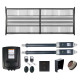 Automated Steel Dual Swing Driveway Gate and Gate Opener Complete Kit – Barcelona Style – 18 x 6 Feet