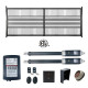 Automated Steel Dual Swing Driveway Gate and Gate Opener Complete Kit – ETL Listed - Barcelona Style – 14 x 6 Feet