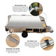 Retractable RV/Patio Awning - 12 x 8 Feet - Black Frame - Black Fade Fabric