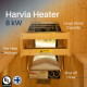 Liatris Red Cedar Barrel Sauna with Panoramic Window - 6-8 Person