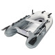 Inflatable Fishing Boat – Aluminum Floor – Light and Dark Gray  – 8'5" + FREE GIFTS INCLUDED!