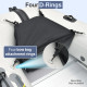 Inflatable Fishing Boat – Aluminum Floor – Light and Dark Gray  – 8'5" + FREE GIFTS INCLUDED!