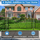 4-Panel Fence Kit – SOFIA Style – 8x5 ft. Each