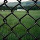 Galvanized Steel Chain Link Fence Kit – 6x50 ft. – 7 Gauge – Black