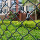 Galvanized Steel Chain Link Fence Fabric – 4x50 ft. – 7 Gauge – Black