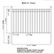 8-Panel Steel Fence Kit – MADRID Style – 8x5 ft. Each