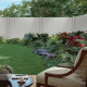 8’ x 6’ Vinyl Privacy Fence - Gray - Denver Series
