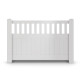 6’ x 4’ Vinyl Semi-Private Fence – White - Denver Series