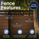 6’ x 4’ Composite Semi-Private Fence - Brown