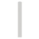 5 in. x 5 in. x 5.3 ft. Vinyl Fence Corner Post for 3-Rail Fencing – White