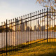 Commercial Grade Steel Fence Kit – Tokyo Style – 8 Panels (8x6 ft.) for Flat and Sloped Installation