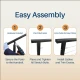 4-Pack Stair Cable Railing Kit - 6' x 3.5' Sections - 24' Total
