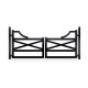 Texas Farm Style Driveway Gate – Dual Swing – 12’ x 5’
