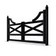 Texas Farm Style Driveway Gate – Dual Swing – 14’ x 5’