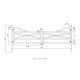 Texas Farm Style Driveway Gate – Dual Swing – 18’ x 5’