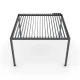 10x12 ft. Powered Aluminum Pergola with LED Lights - Noble Collection