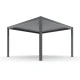 10x12 ft. Powered Aluminum Pergola with LED Lights - Noble Collection