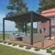 10x12 ft. Powered Aluminum Pergola with LED Lights - Noble Collection
