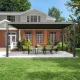 12x16 ft. Powered Aluminum Pergola with LED Lights - Titan Collection
